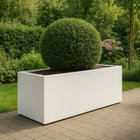 GARDRA Polyester plantenbak 200x50x60 cm - Zuiver Wit (RAL 9010) - Doika - Plantenbak - GARDRA -  - DOIKA-BP-03-RAL-9010