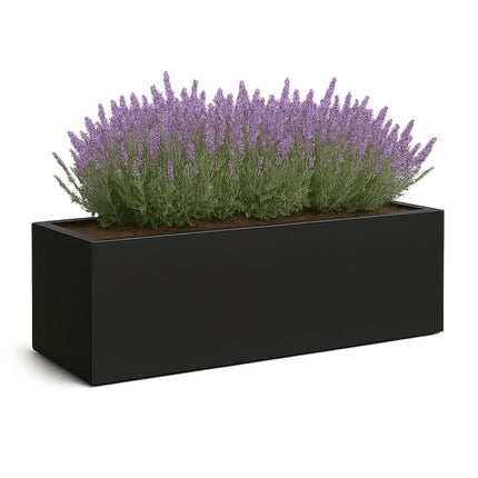 GARDRA Polyester plantenbak 200x60x60 cm - Gitzwart (RAL 9005) - Doika - Plantenbak - GARDRA -  - DOIKA-BP-38-RAL-9005
