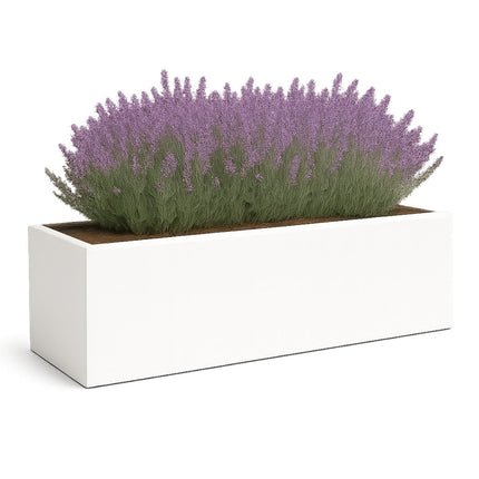 GARDRA Polyester plantenbak 200x60x60 cm - Zuiver Wit (RAL 9010) - Doika - Plantenbak - GARDRA -  - DOIKA-BP-38-RAL-9010