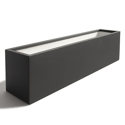 GARDRA Polyester plantenbak 230x50x40 cm - Zwartgrijs (RAL 7021) - Doika - Plantenbak - GARDRA -  - DOIKA-BP-04-RAL-7021