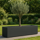 GARDRA Polyester plantenbak 230x50x40 cm - Zwartgrijs (RAL 7021) - Doika - Plantenbak - GARDRA -  - DOIKA-BP-04-RAL-7021