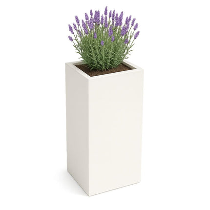 GARDRA Polyester plantenbak 50x50x120 cm - Zuiver Wit (RAL 9010) - Doika - Plantenbak - GARDRA -  - DOIKA-CP-0-RAL-9010