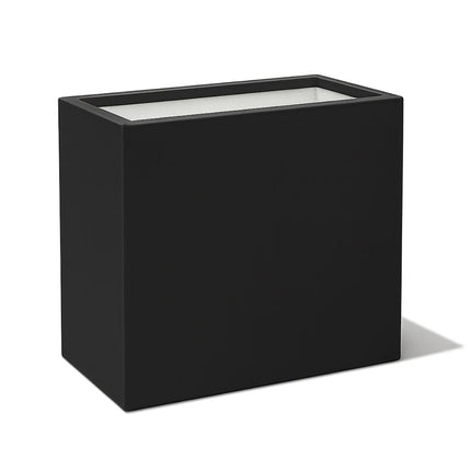 GARDRA Polyester plantenbak 70x30x67 cm - Gitzwart (RAL 9005) - Doika - Plantenbak - GARDRA -  - DOIKA-BP-29-RAL-9005