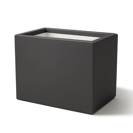 GARDRA Polyester plantenbak 70x50x60 cm - Zwartgrijs (RAL 7021) - Doika - Plantenbak - GARDRA -  - DOIKA-BP-17-RAL-7021