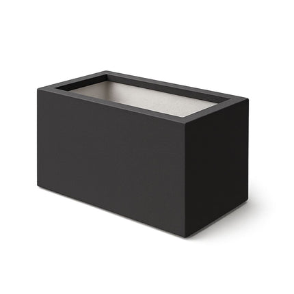 GARDRA Polyester plantenbak 75x35x40 cm - Zwartgrijs (RAL 7021) - Doika - Plantenbak - GARDRA -  - DOIKA-BP-08-RAL-7021