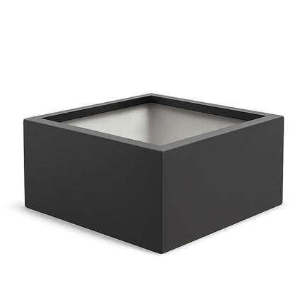 GARDRA Polyester plantenbak 80x80x40 cm - Zwartgrijs (RAL 7021) - Doika - Plantenbak - GARDRA -  - DOIKA-AP-5.2-RAL-7021