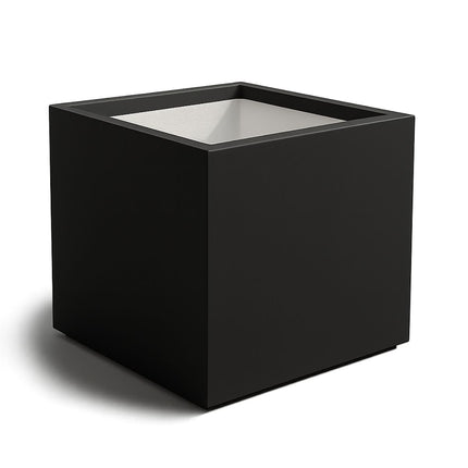 GARDRA Polyester plantenbak 80x80x60 cm - Gitzwart (RAL 9005) - Doika - Plantenbak - GARDRA -  - DOIKA-AP-05.1-RAL-9005