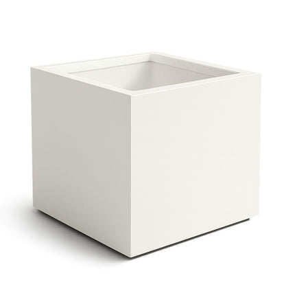 GARDRA Polyester plantenbak 80x80x60 cm - Zuiver Wit (RAL 9010) - Doika - Plantenbak - GARDRA -  - DOIKA-AP-05.1-RAL-9010