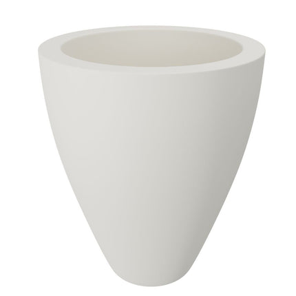 GARDRA Polyester plantenbak Ø 51x59 cm - Zuiver Wit (RAL 9010) - Doika - Plantenbak - GARDRA -  - DOIKA-DP-1 9010