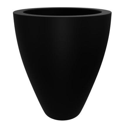 GARDRA Polyester plantenbak Ø 80x100 cm - Gitzwart (RAL 9005) - Doika - Plantenbak - GARDRA -  - DOIKA-DP-4 9005