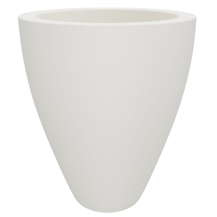 GARDRA Polyester plantenbak Ø 80x100 cm - Zuiver Wit (RAL 9010) - Doika - Plantenbak - GARDRA -  - DOIKA-DP-4 9010