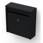 Geroba Brievenbus Seina Staal met Zinc Coating RAL 9005 - Doika BV - Brievenbus - Geroba - SEINAS1