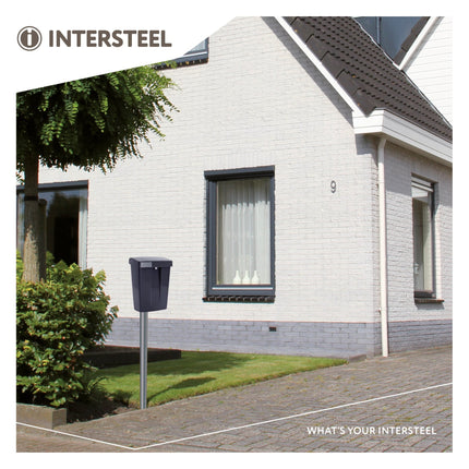 Intersteel Brievenbus mat zwart - Doika - Brievenbus - Intersteel - 8714186289464 - 90,490,001