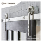 Intersteel Schuifdeursysteem Modern rvs geborsteld - Doika - Schuifdeursystemen - Intersteel - 8714186448021 - 35,450,123