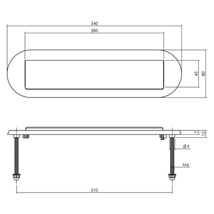 Intersteel Voordeurset veiligheidsbeslag SKG*** rond rozet rvs zwart met kerntrekbeveiliging - Doika - Voordeurbeslag set - Intersteel - 8714186540084 - 23,405,735