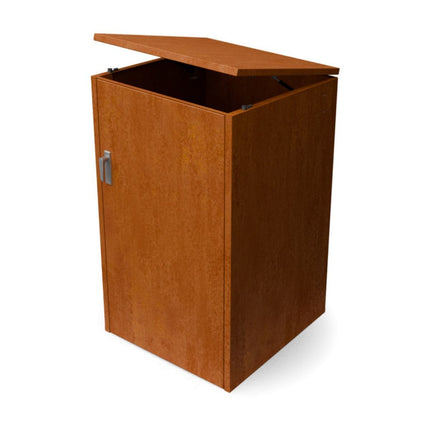 Kliko Ombouw 1x 240 liter 75x78x127,1 cm Cortenstaal - Doika - Ombouw Kliko - Geroba -  - BinboxC1