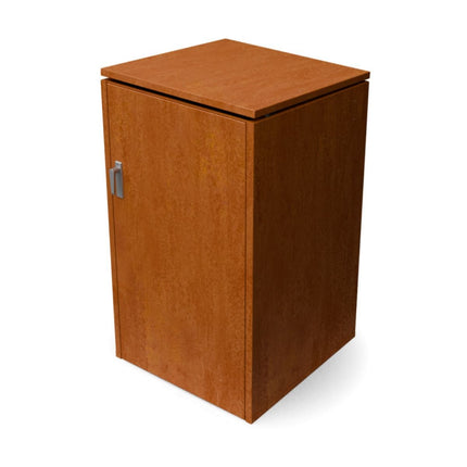 Kliko Ombouw 1x 240 liter 75x78x127,1 cm Cortenstaal - Doika - Ombouw Kliko - Geroba -  - BinboxC1
