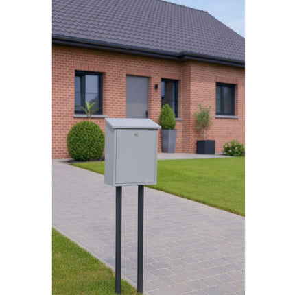 Practo Garden Brievenbussen Amsterdam Mat Grijs | Set van 8 stuks - Doika - Brievenbusset - Practo Garden -  - 8 stuks van B150A