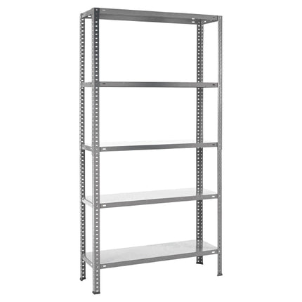 Practo Metalen opbergrek 180x90x30 cm – 5 legborden – Galva - Doika - Opbergrekken - Practo Home -  - M131GA