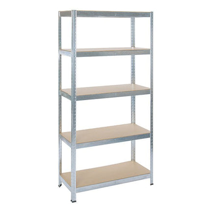 Practo Metalen Rek Heavy Duty 180x90x40 cm – 5 legborden – Grijs - Doika - Opbergrekken - Practo Home -  - M1809040.5