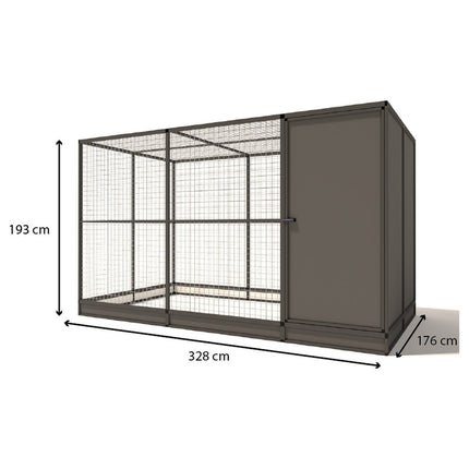Ren Evi 328 x 176 x 193 - Aluminium Sluis - Doika - Ren - Glorenza - 8720094050669 - 8720094050669