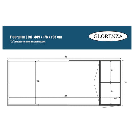 Ren Evi 449 x 176 x 193 - Aluminium Sluis - Doika - Ren - Glorenza - 8720094050683 - 8720094050683