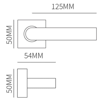 Shuffle Achterdeurset Genève zwart - Doika - Voordeurset - Shuffle - 8717727199970 - N1901657