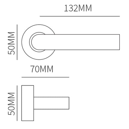 Shuffle Voordeurset rond met Frankfurt 1160 & briefplaat inox - Doika - Voordeurset - Shuffle - 8717727199253 - N1900760