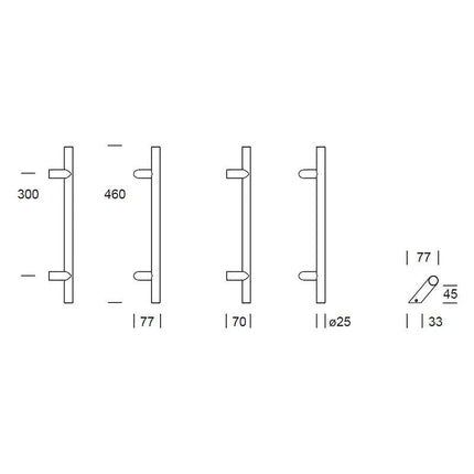 Shuffle Voordeurset rond met Frankfurt 1160 inox - Doika - Voordeurset - Shuffle - 8717727199420 - N1902760