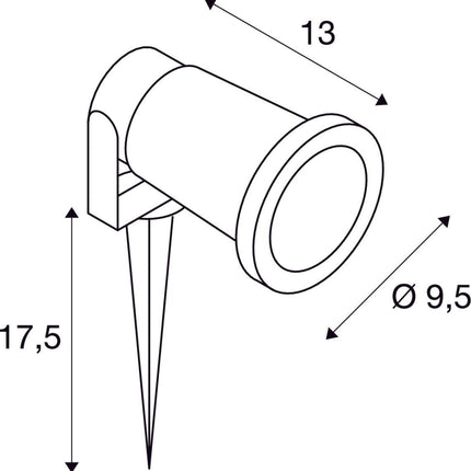 SLV Buitenlamp BIG NAUTILUS IP44/IP65 Groen - Doika - Buitenverlichting - SLV - 4024163221962 - 1001965