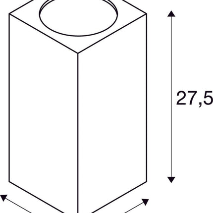 SLV Buitenlamp BIG THEO UP/DOWN IP44 Grijs - Doika - Buitenverlichting - SLV - 4024163100472 - 229574