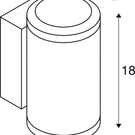 SLV Buitenlamp ENOLA OCULUS IP65 Antraciet - Doika - Buitenverlichting - SLV - 4024163264037 - 1006327