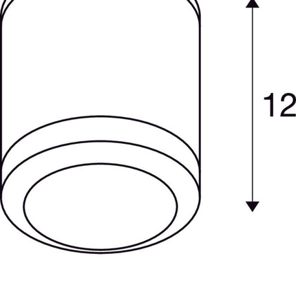 SLV Buitenlamp ENOLA OCULUS IP65 Antraciet - Plafondlamp - Doika - Buitenverlichting - SLV - 4024163264037 - 1006327