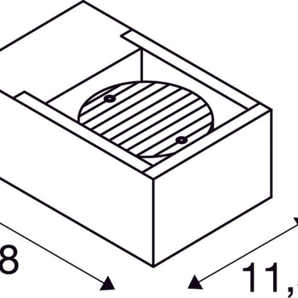 SLV Buitenlamp ESKINA FRAME IP65 Antraciet - Doika - Buitenverlichting - SLV - 4024163248976 - 1004747