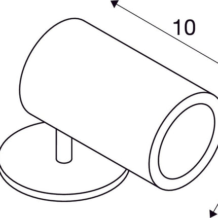 SLV Buitenlamp HELIA SPOT S IP66 Antraciet - Doika - Buitenverlichting - SLV - 4024163190275 - 1000735