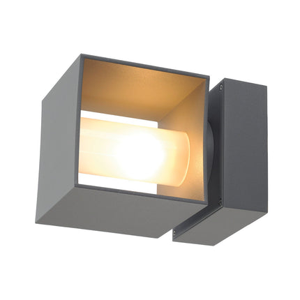 SLV Buitenlamp SQUARE TURN IP44 Grijs - Doika - Buitenverlichting - SLV - 4024163180801 - 1000335