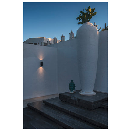 Lámpara de exterior SLV ENOLA ROUND S UP/DOWN IP65 Antracita