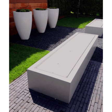 Adezz aluminium watertafel rechthoek 500x100x40cm 155kg - Doika BV - Watertafel - Adezz - AB2