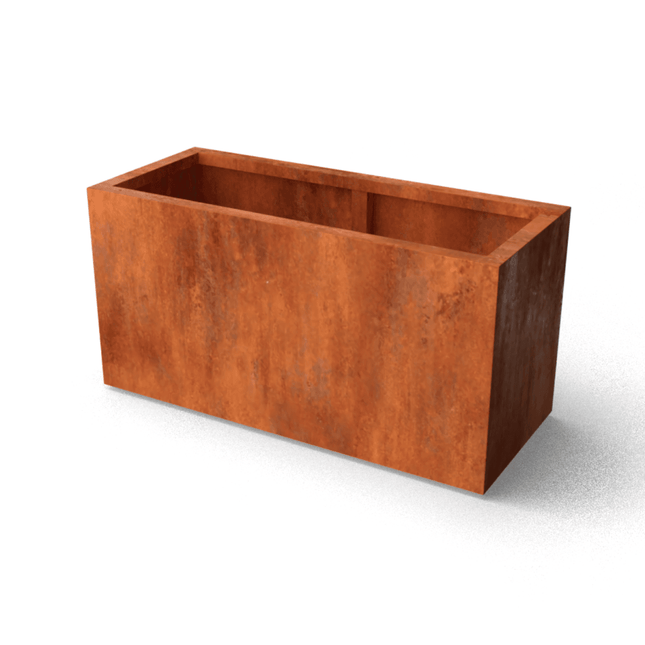 ArtesaB14 plantenbak - 120x50x60cm 45kg - cortenstaal - LetterBox - Plantenbak - Geroba - ArtesaB14