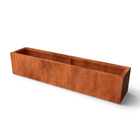 ArtesaB18 plantenbak - 200x40x40cm 47kg - cortenstaal - LetterBox - Plantenbak - Geroba - ArtesaB18