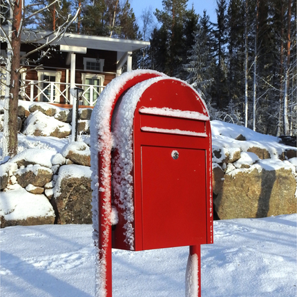 Bobi Classic RAL 3001 helderrood - LetterBox - Brievenbus - Bobi - 6417237001054 - 01.01.01.01 helderrood RAL3001