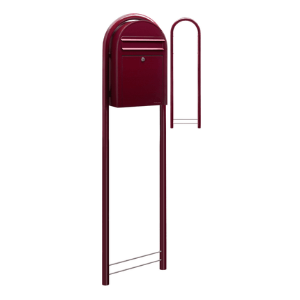 Bobi Classic RAL 3005 bordeauxrood - LetterBox - Brievenbus - Bobi - 6417237001139 - 01.01.01.05 bordeauxrood RAL3005