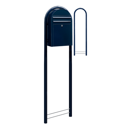 Bobi Classic RAL 5004 zwartblauw - LetterBox - Brievenbus - Bobi - 6417237001337 - 01.01.01.11 zwartblauw RAL5004