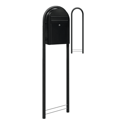 Bobi Classic RAL 9005 zwart (structuur) - LetterBox - Brievenbus - Bobi - 6417237001313 - 01.01.01.35 str. zwart RAL9005