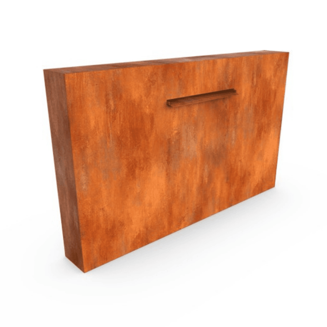 CascadiAC4 waterval (naast vijver) - 150x25x120cm 73kg - cortenstaal - LetterBox - Waterval - Geroba - CascadiAC4