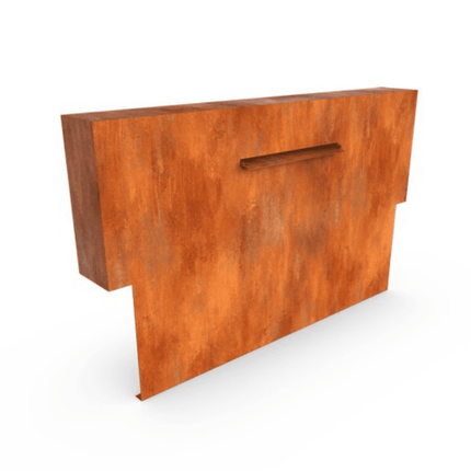 CascadiOC6 waterval (op vijver) - 100x25x120cm 37kg - cortenstaal - LetterBox - Waterval - Geroba - CascadiOC6