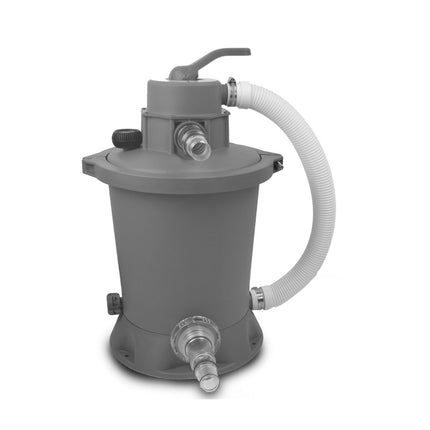 EXIT Black Leather zwembad 400x200x122cm met zandfilterpomp - zwart - Doika BV - Rechthoekige zwembaden - EXIT Toys - 8720088267912 - 30.27.42.20