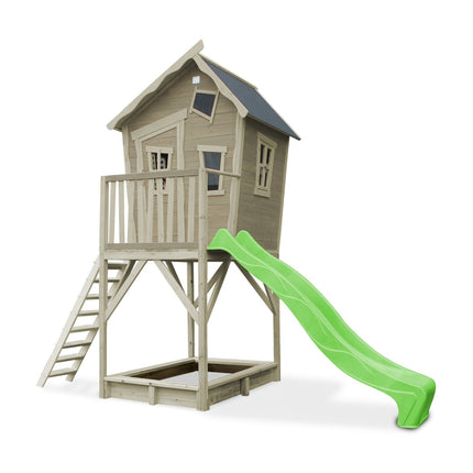 EXIT Crooky 700 houten speelhuis - grijsbeige - Doika BV - Crooky speelhuisjes - EXIT Toys - 8717703021387 - 50.47.00.00