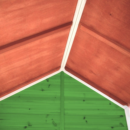 EXIT Loft 300 houten speelhuis - groen - Doika BV - Loft speelhuisjes - EXIT Toys - 8718469460274 - 50.03.12.00