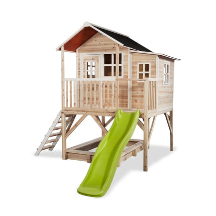 EXIT Loft 550 houten speelhuis - naturel - Doika BV - Loft speelhuisjes - EXIT Toys - 8718469468249 - 50.06.21.00